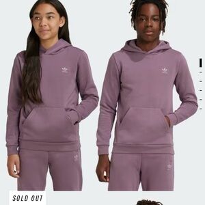 Adidas Kids Purple Hoodie & Pant Set